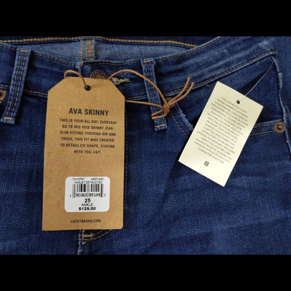 4x 👯♀️Host Pick⚡️ Lucky Brand Ava Skinny Jeans - Picture 8 of 15